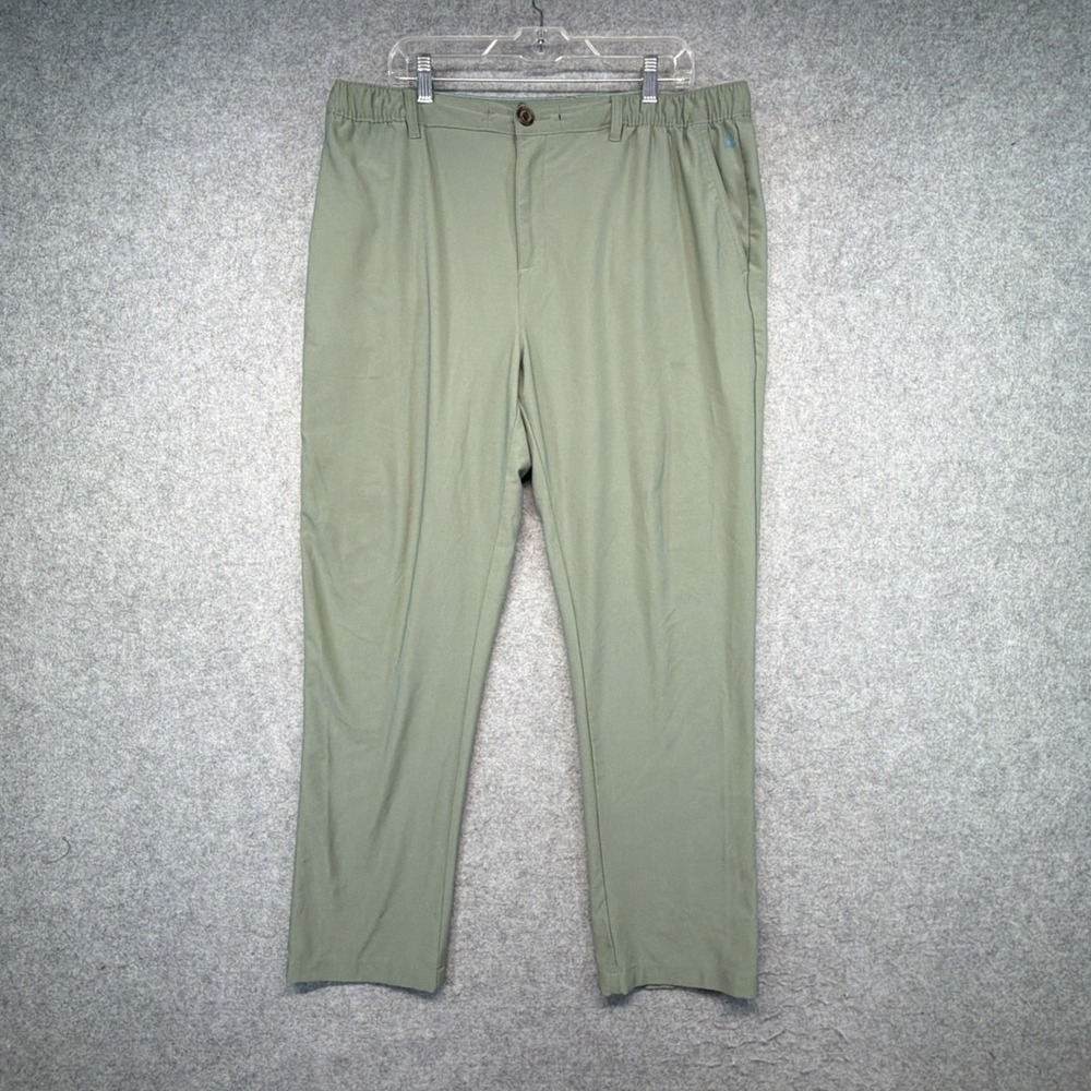 Chubbies Everywear Pants Men's XXL Green Stretch Elastic Waist Tapered